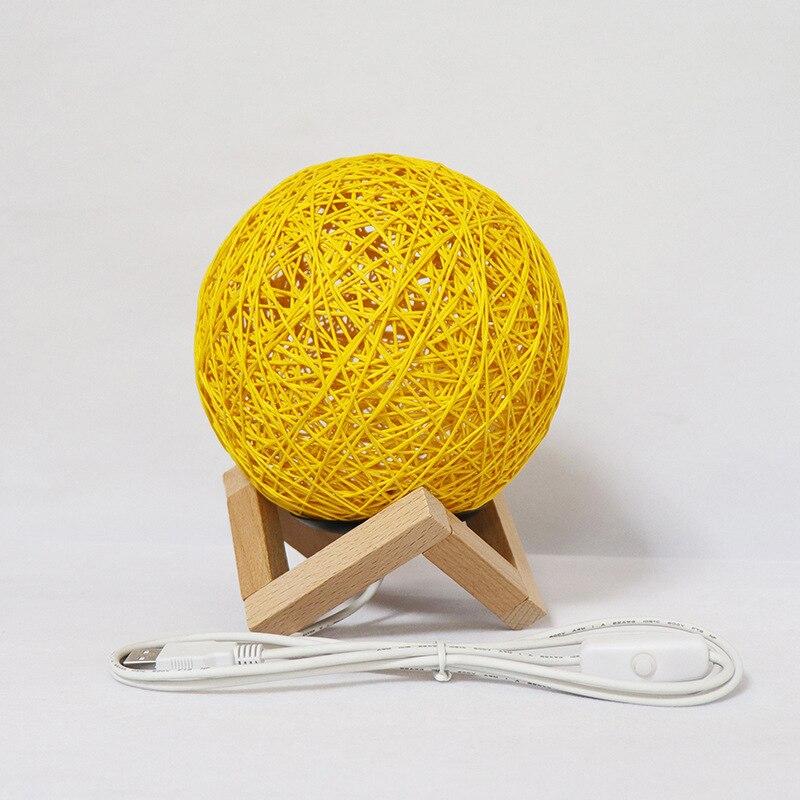 Night Light Rattan Ball