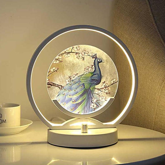 Peacock Lamp