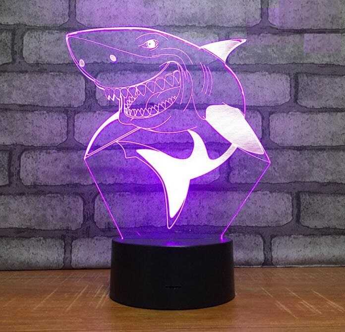 Shark 3D Lamp