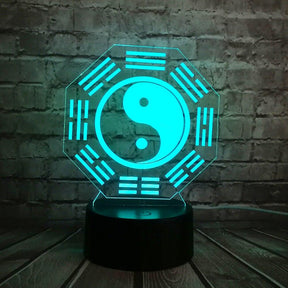 Yin Yang 3D Lamp