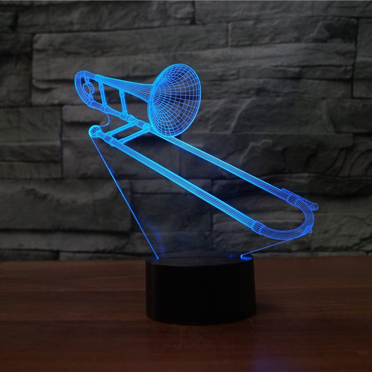 Musical Instrument 3D Lamp