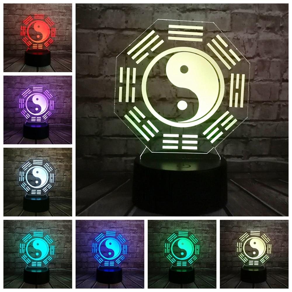 Yin Yang 3D Lamp