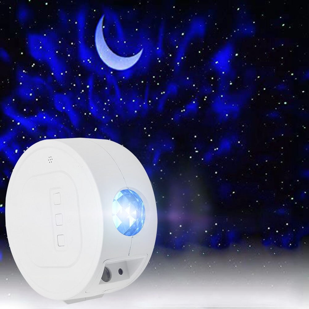 Black and White Night Light Projector