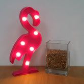 Pink Flamingo Night Light Lamp