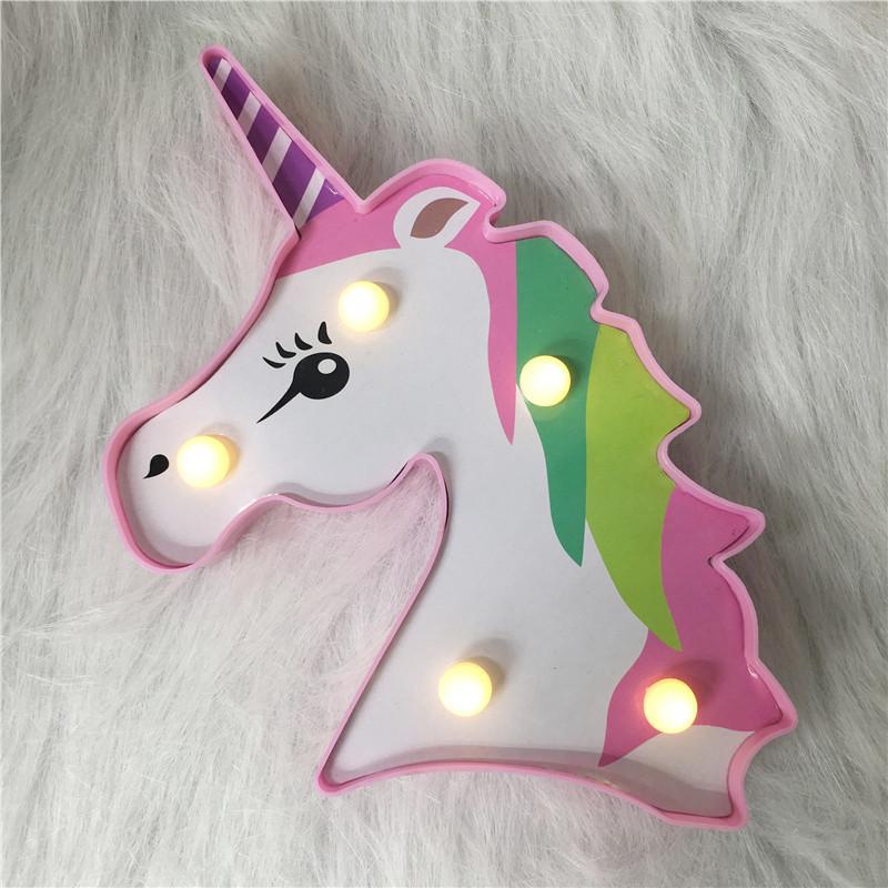 Multicolor Unicorn Night Light