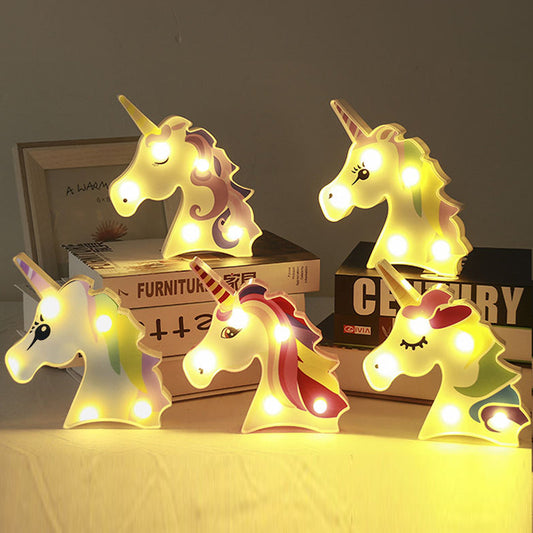 Multicolor Unicorn Night Light