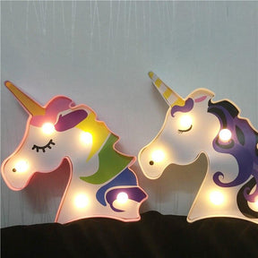 Multicolor Unicorn Night Light